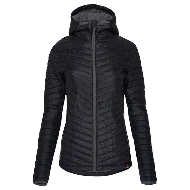 Isobaa Womens Merino Wool Insulated Jacket (Black/Smoke)