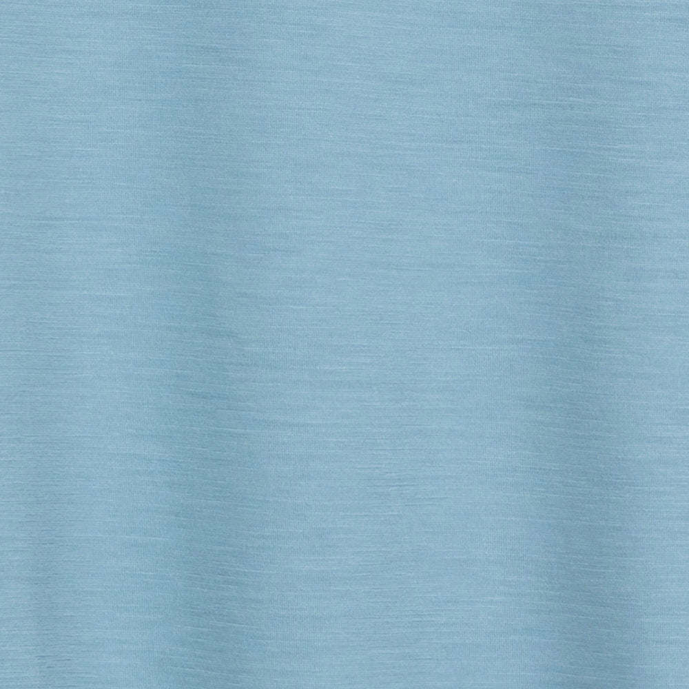 Womens Merino 150 Emblem Relaxed Tee (Lagoon/Navy)