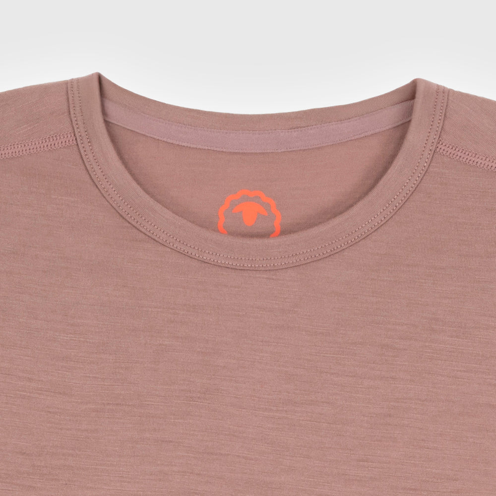 Womens Merino 150 Short Sleeve Crew (Burlwood)