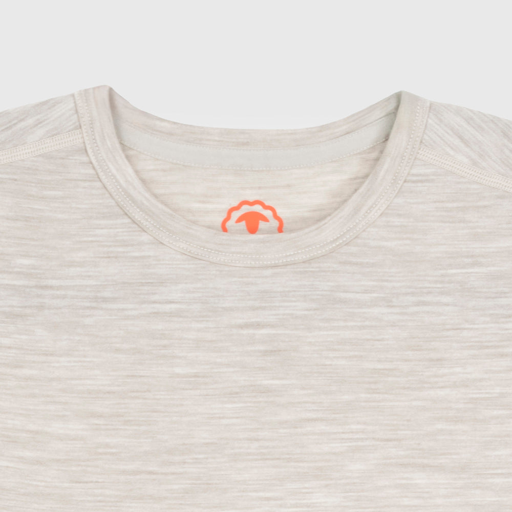 Womens Merino 150 Short Sleeve Crew (Jute)