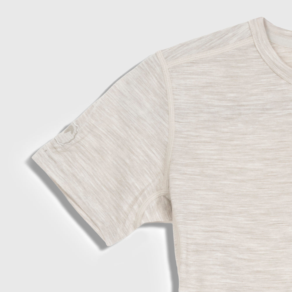 Womens Merino 150 Short Sleeve Crew (Jute)