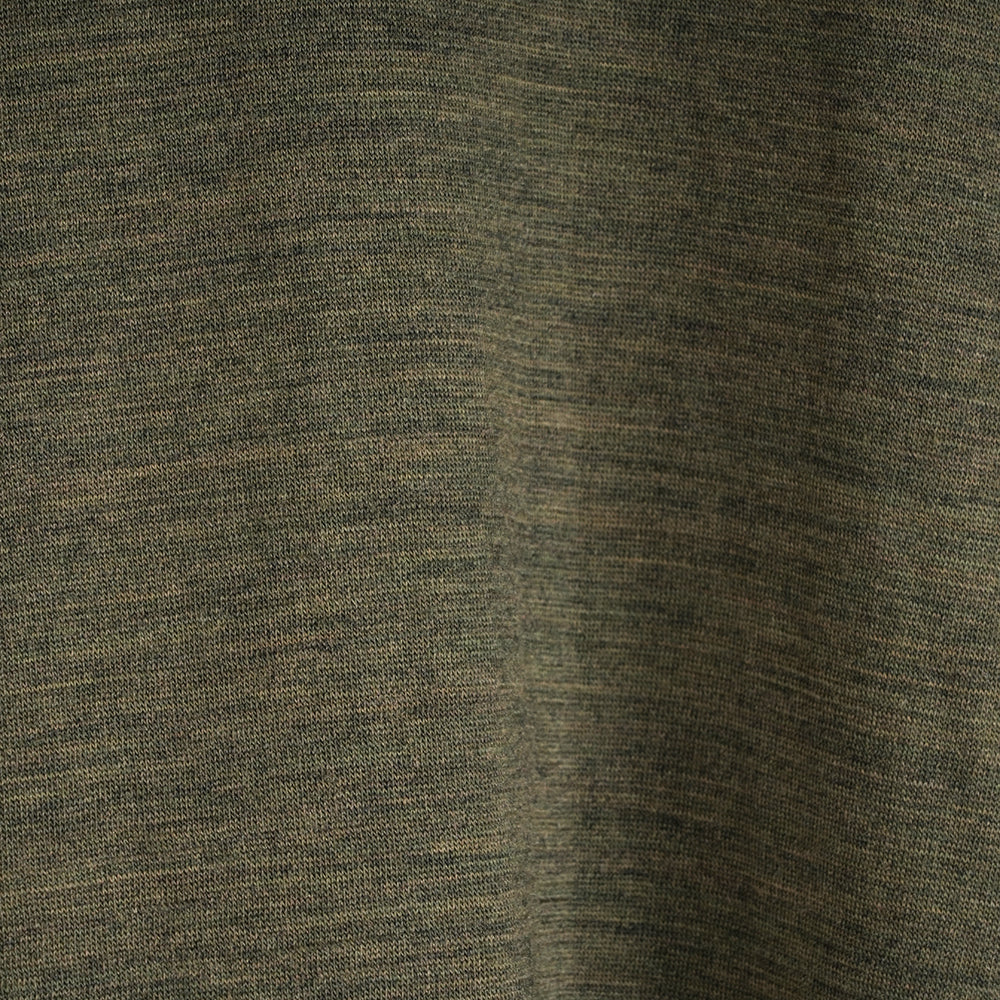 Womens Sketched Horizon Merino 150 LS Relaxed Tee (Dark Olive)