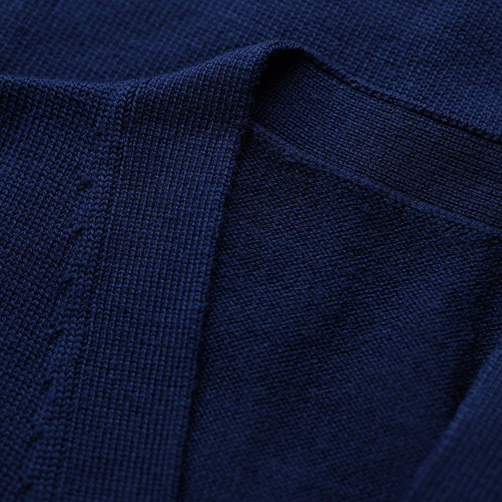 Isobaa | Womens Merino Open Cardigan (Navy) | Wrap yourself in pure comfort with Isobaa's extra-fine Merino cardigan.