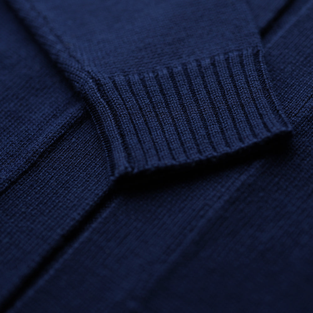 Womens Merino Open Cardigan (Navy)