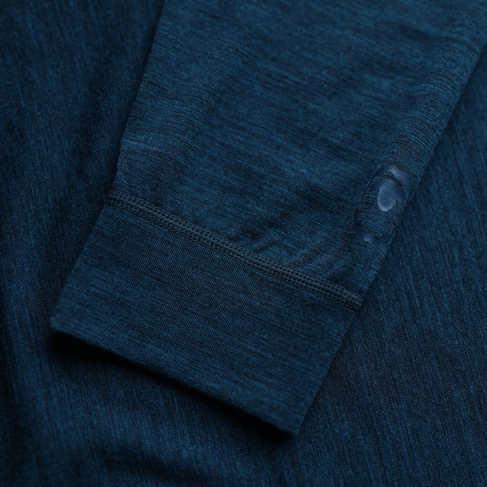 Isobaa | Mens Merino Blend 160 PJ Henley (Petrol) | Relax with our superfine Merino blend Henley.