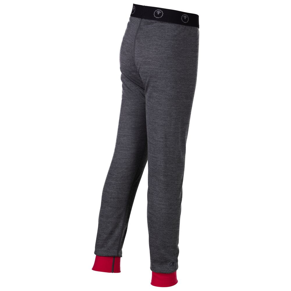 Isobaa | Junior Merino Blend 200 Leggings (Smoke/Fuchsia) | Gift all-day comfort and performance with Isobaa's Merino Wool tights.