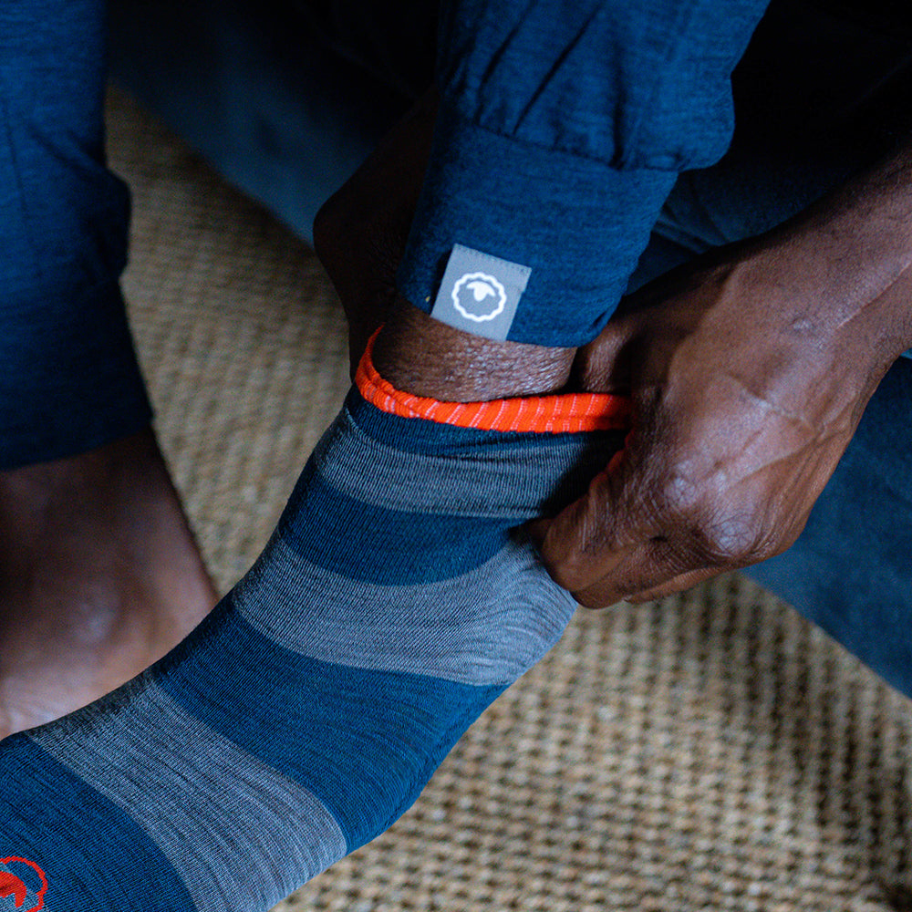 Isobaa | Mens Merino Blend 200 PJ Joggers (Petrol) | Our superfine Merino blend joggers.