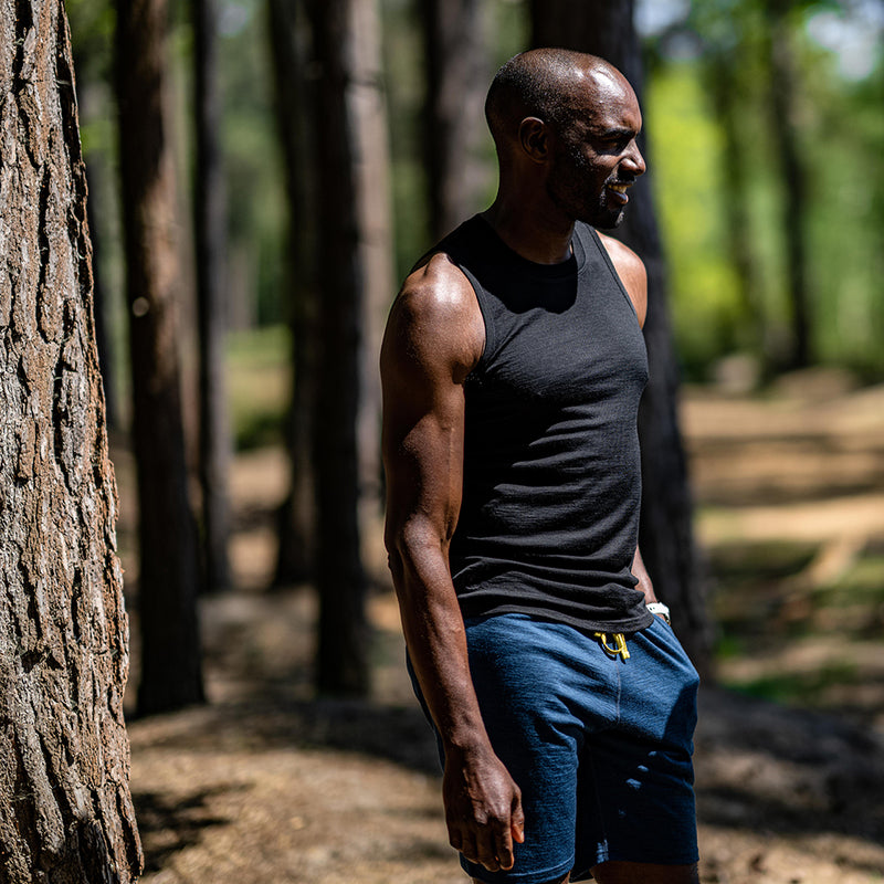 Isobaa | Mens Merino 150 Vest (Black) | Be ready for any adventure with Isobaa's superfine Merino sleeveless Vest.