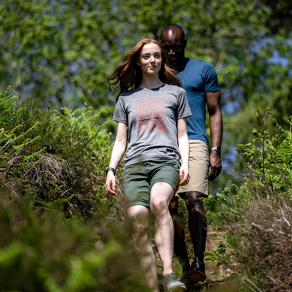 Isobaa | Womens Merino 150 Odd One Out Tee (Charcoal) | Gear up for everyday adventures, big and small, with Isobaa's superfine Merino Tee.