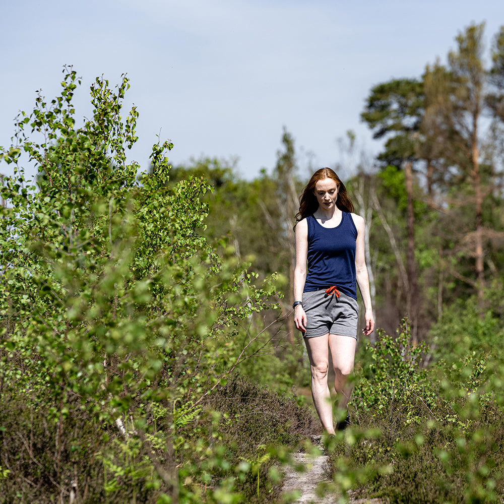 Isobaa | Womens Merino 150 Vest (Navy) | Be ready for any adventure with Isobaa's superfine Merino sleeveless Vest.