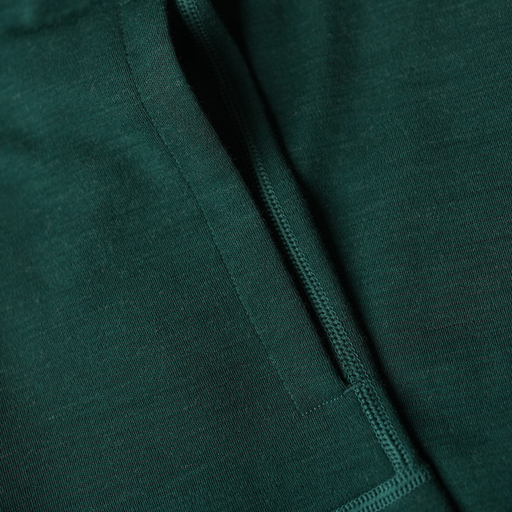 Isobaa | Mens IsoSoft 240 Hoodie (Emerald) | For chilly trailheads, post-workout cool-downs, and cosy weekends.