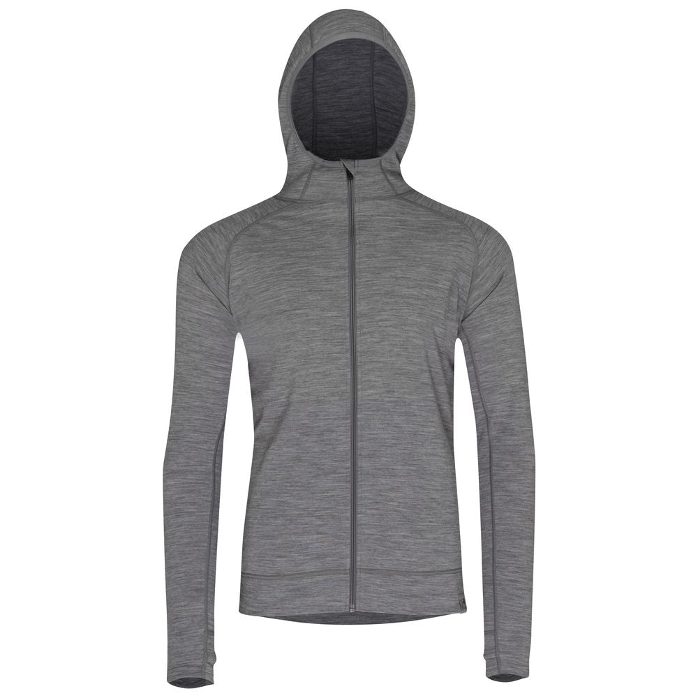 Isobaa | Mens IsoSoft 240 Hoodie (Grey) | For chilly trailheads, post-workout cool-downs, and cosy weekends.