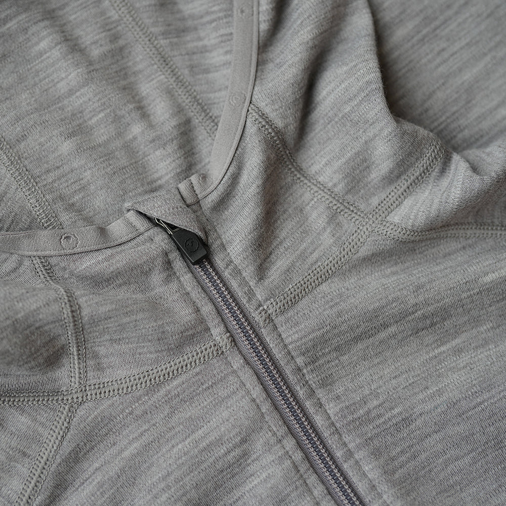 Isobaa | Mens IsoSoft 240 Hoodie (Grey) | For chilly trailheads, post-workout cool-downs, and cosy weekends.
