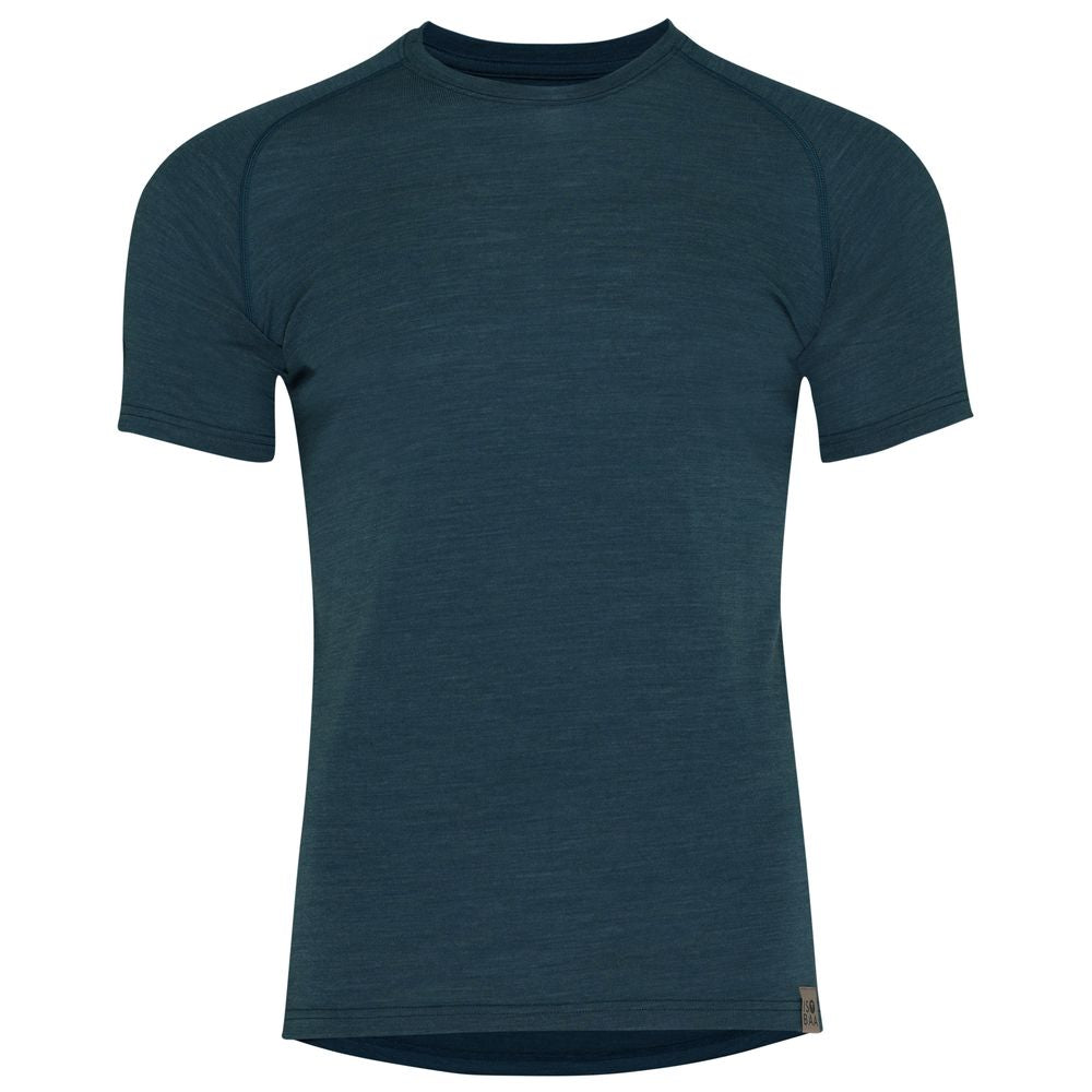 Isobaa | Mens IsoSoft 180 Short Sleeve Crew (Teal) | Performance-driven Merino short-sleeved top.