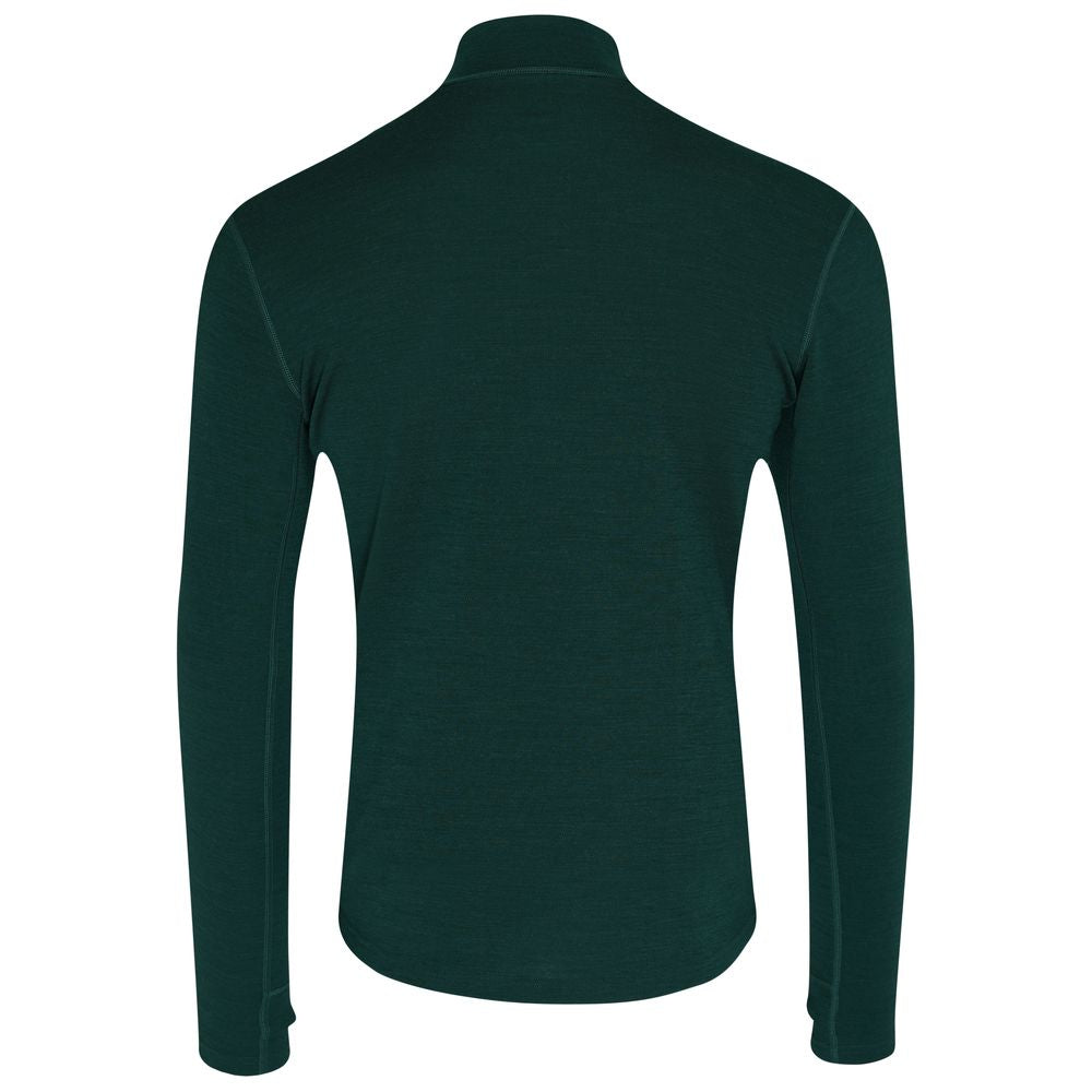 Isobaa | Mens IsoSoft 240 Zip Neck (Emerald) | Gear up for the outdoors with Isobaa's ultimate Merino zip top.