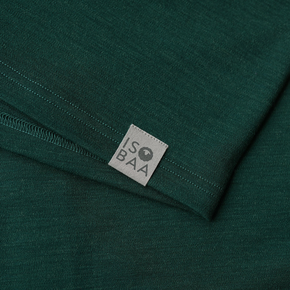 Mens IsoSoft 240 Zip Neck (Emerald)