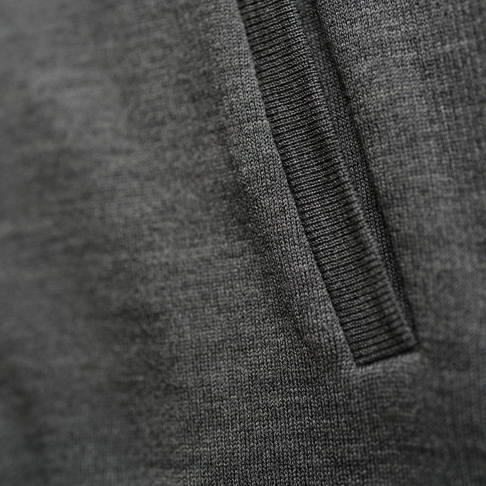 Isobaa | Mens LUX Hoodie (Smoke/Charcoal) | Discover the pinnacle of comfort with Isobaa's 100% Merino double-knit hoodie.