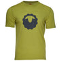 Mens Merino 150 Emblem Tee (Lime)