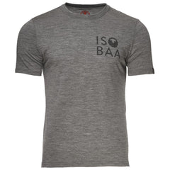 Mens Merino 150 Logo Tee (Charcoal)