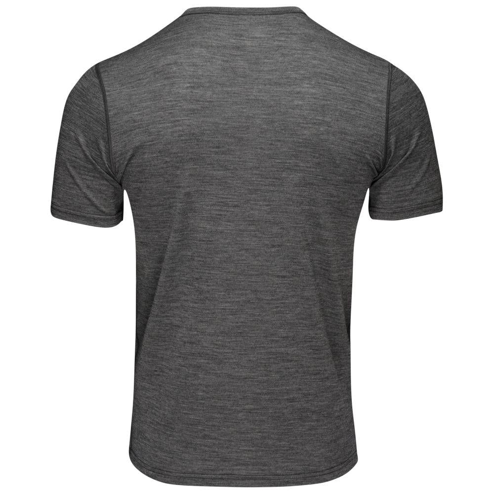 Isobaa | Mens Merino 150 Mountains Tee (Smoke) | Gear up for adventure with our superfine Merino Tee.