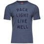 Mens Merino 150 Pack Light Tee (Denim)