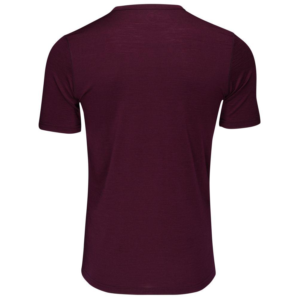 Isobaa | Mens Merino 150 Pack Light Tee (Wine) | Gear up for everyday adventures and outdoor pursuits with Isobaa's soft superfine Merino Tee.