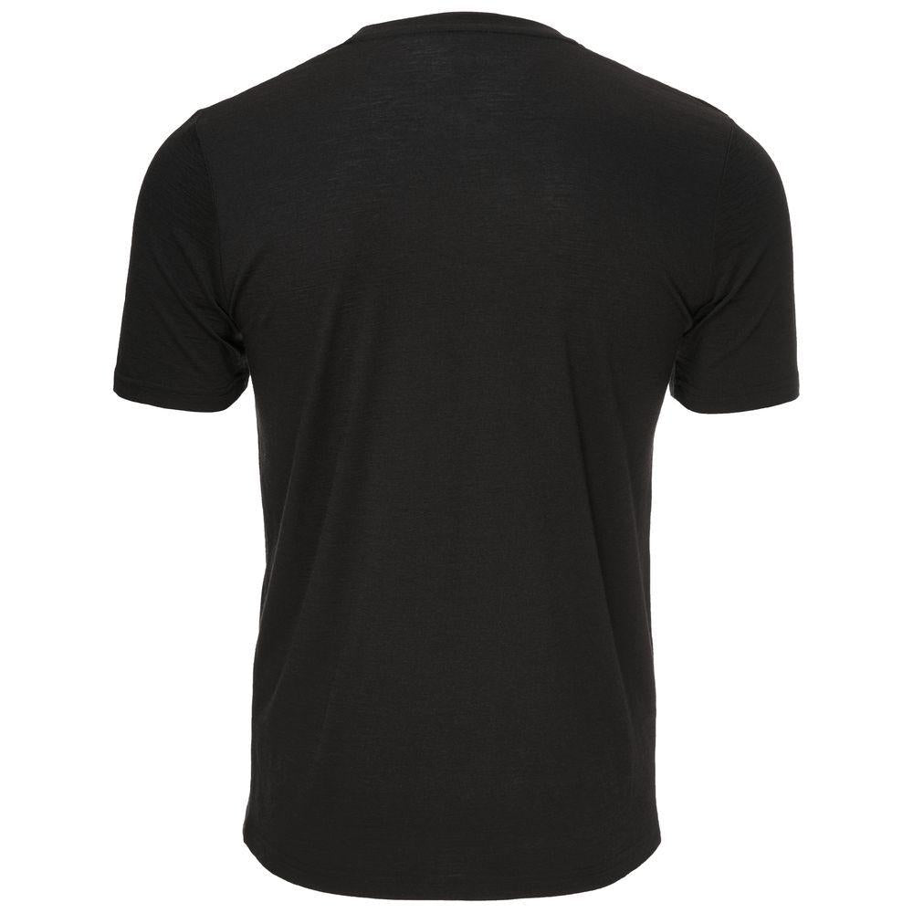 Isobaa | Mens Merino 150 Pocket Tee (Black) | Gear up for outdoor adventure with Isobaa's superfine Merino Tee – a perfect blend of comfort, practicality, and sustainable design.