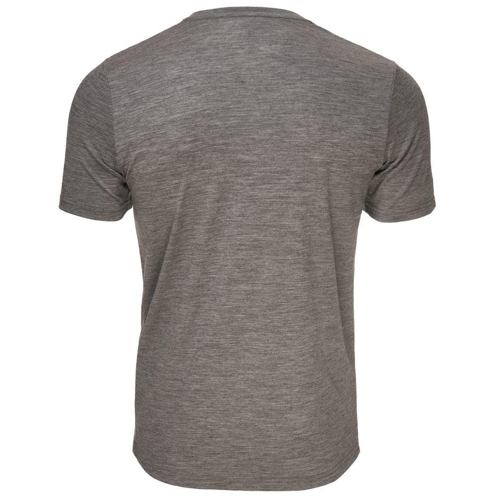 Isobaa | Mens Merino 150 Pocket Tee (Charcoal) | Gear up for outdoor adventure with Isobaa's superfine Merino Tee – a perfect blend of comfort, practicality, and sustainable design.