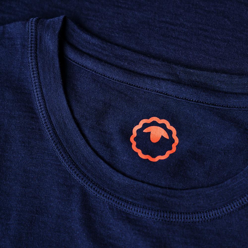 Isobaa | Mens Merino 150 Pocket Tee (Navy) | Gear up for outdoor adventure with Isobaa's superfine Merino Tee – a perfect blend of comfort, practicality, and sustainable design.