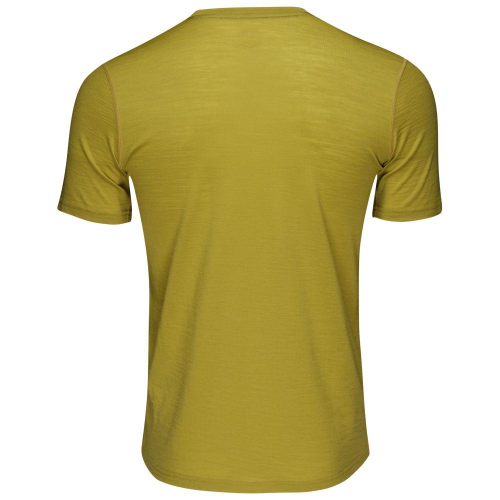 Isobaa | Mens Merino 150 V-Neck Tee (Lime) | Embark on new adventures with Isobaa's superfine Merino V-neck Tee.