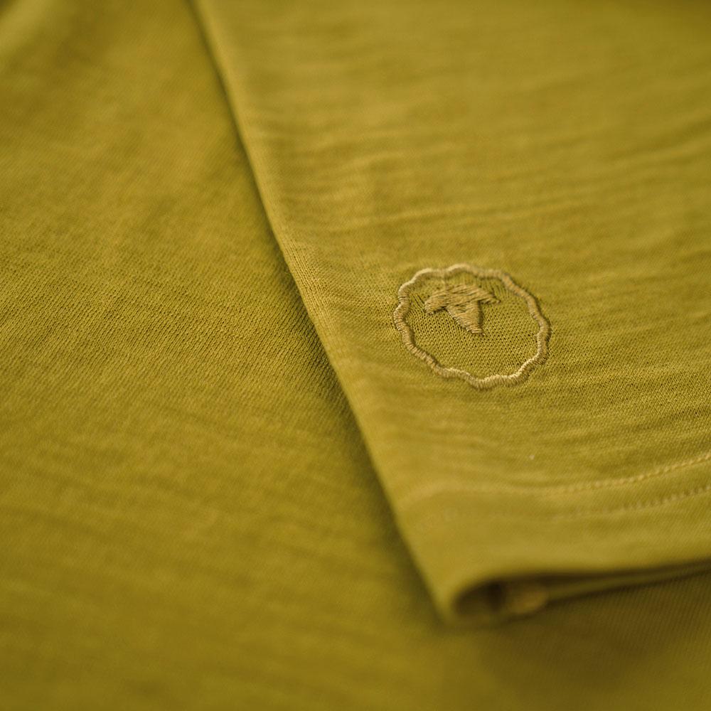 Isobaa | Mens Merino 150 V-Neck Tee (Lime) | Embark on new adventures with Isobaa's superfine Merino V-neck Tee.
