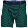 Mens Merino 180 Boxers (Mini Stripe Navy/Green)