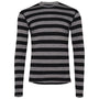 Mens Merino 180 Long Sleeve Crew (Black/Charcoal)