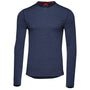 Mens Merino 180 Long Sleeve Crew (Mini Stripe Navy/Denim)