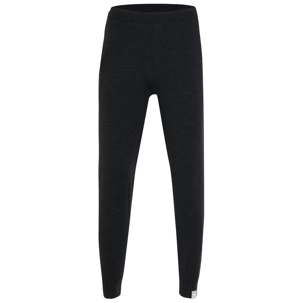 Isobaa | Mens Merino Blend 200 PJ Joggers (Black Melange) | Our superfine Merino blend joggers.