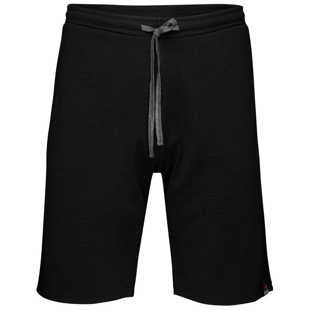 Isobaa | Mens Merino 200 Shorts (Black) | Our premium 200gm Merino wool shorts are ideal for exercise, post-workout relaxation, weekend lounging, errands, or tackling your daily routines – experience unmatched softness, natural temperature regulation, and odour-resistance.