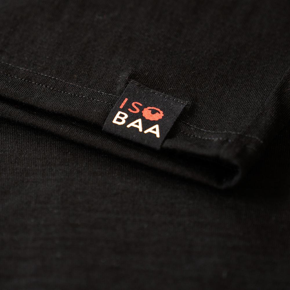 Isobaa | Mens Merino 200 Shorts (Black) | Our premium 200gm Merino wool shorts are ideal for exercise, post-workout relaxation, weekend lounging, errands, or tackling your daily routines – experience unmatched softness, natural temperature regulation, and odour-resistance.