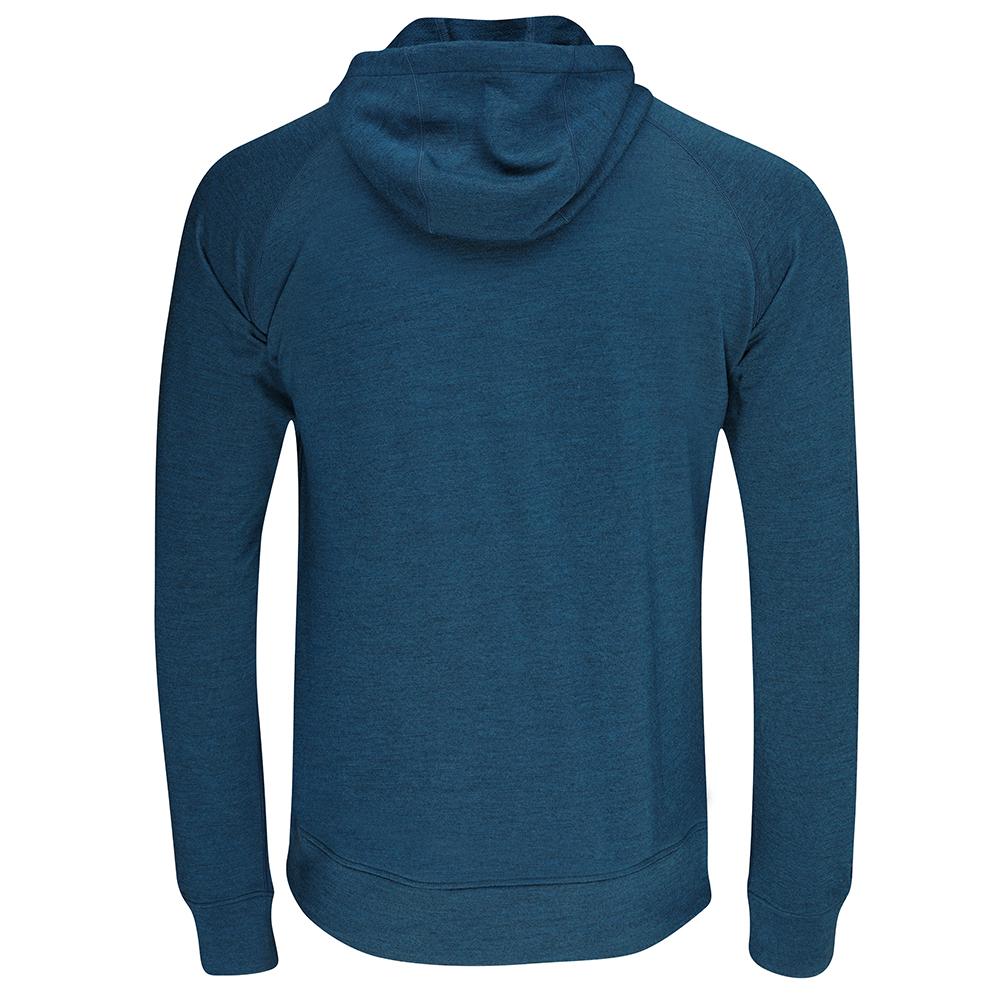 Isobaa | Mens Merino 260 Lounge Hoodie (Petrol/Lime) | Experience the best in comfort and performance with our midweight 260gm Merino wool pullover hoodie.