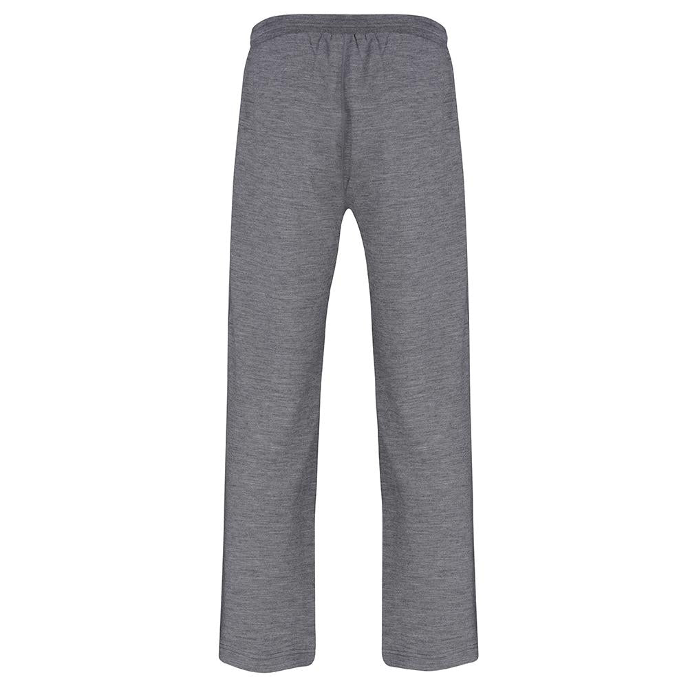 Isobaa | Mens Merino 260 Lounge Loose Joggers (Charcoal/Orange) | Isobaa 260gm Merino wool lounge joggers.