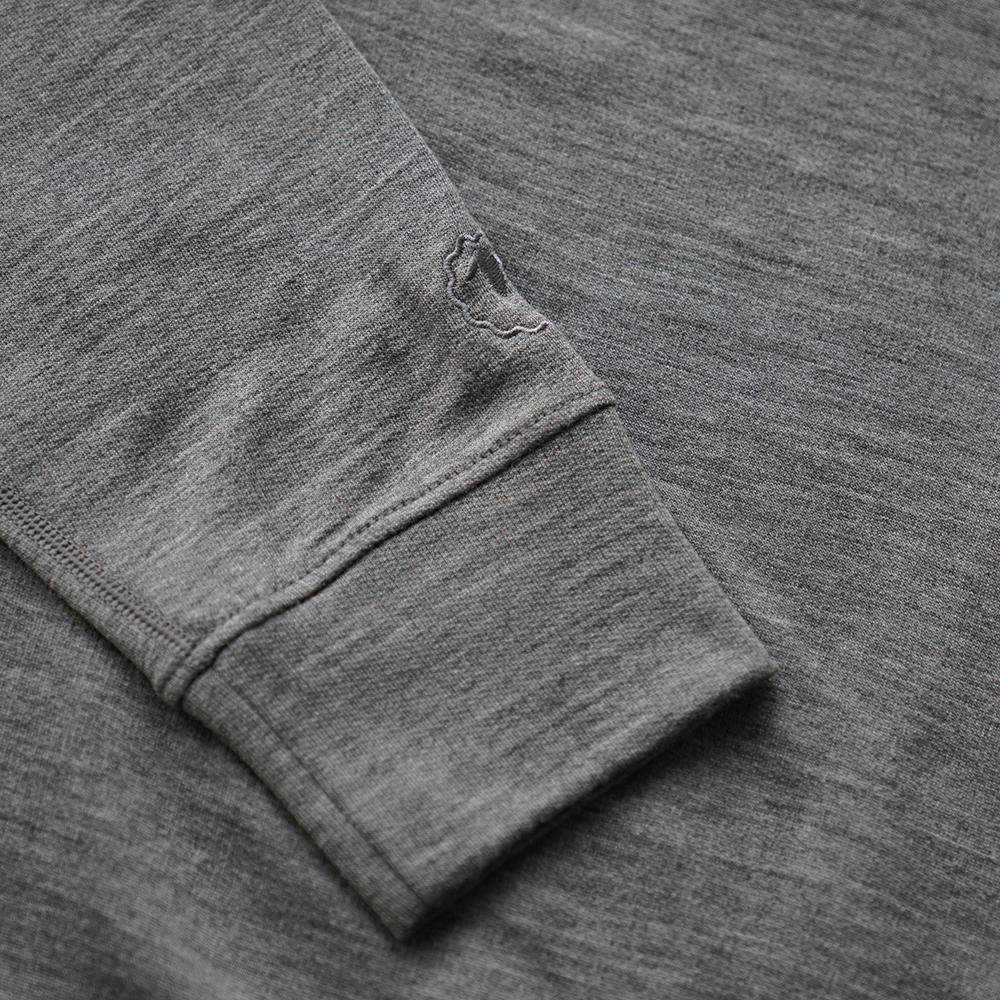 Isobaa | Mens Merino 260 Lounge Sweatshirt (Charcoal) | The ultimate 260gm Merino wool sweatshirt – Your go-to for staying cosy after chilly runs, conquering weekends in style, or whenever you crave warmth without bulk.