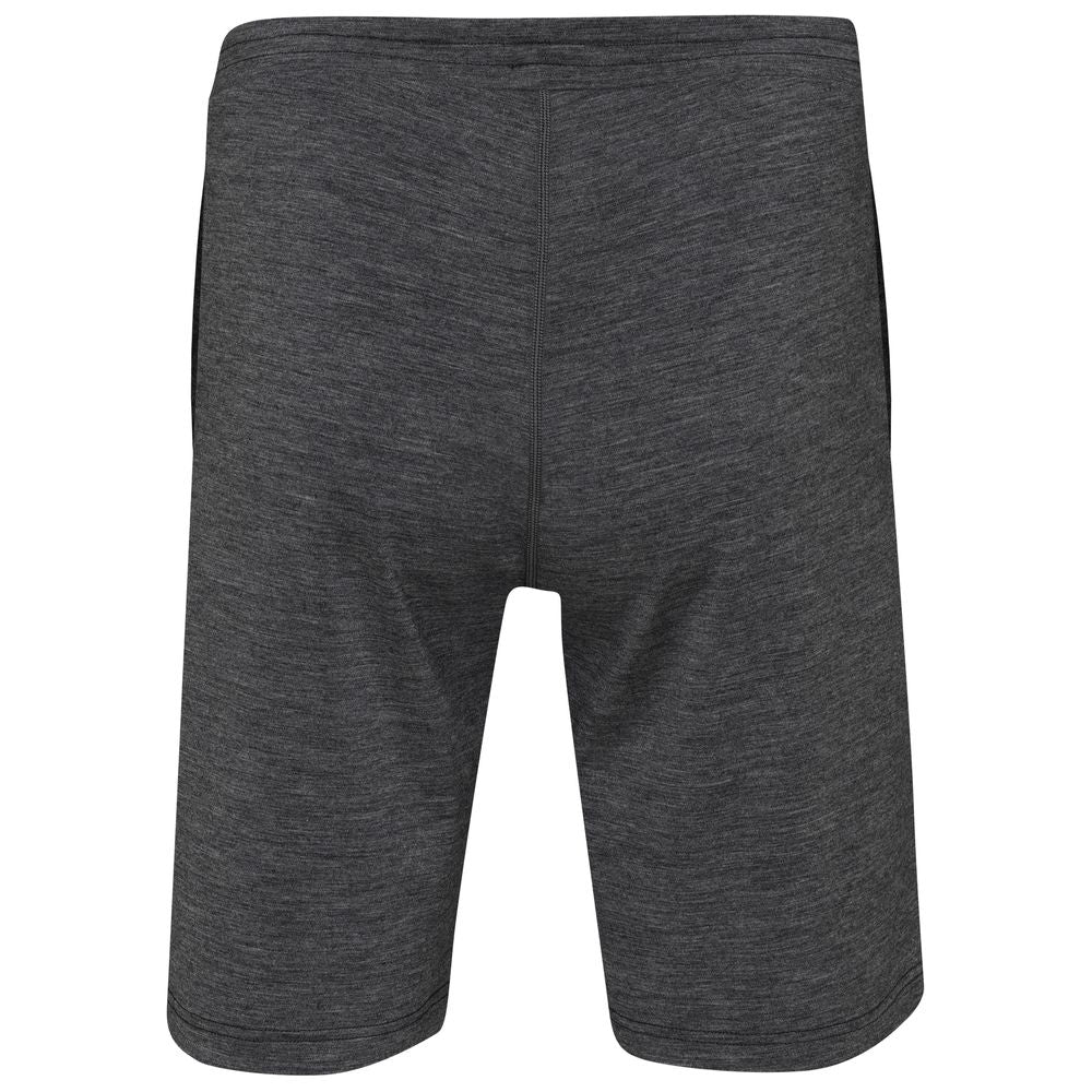 Isobaa | Mens Merino Blend 200 PJ Shorts (Smoke Melange) | Discover breathable comfort with our Merino blend shorts.