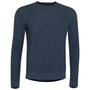 Mens Merino Moss Stitch Sweater (Denim/Navy)
