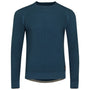 Mens Merino Moss Stitch Sweater (Petrol/Charcoal)