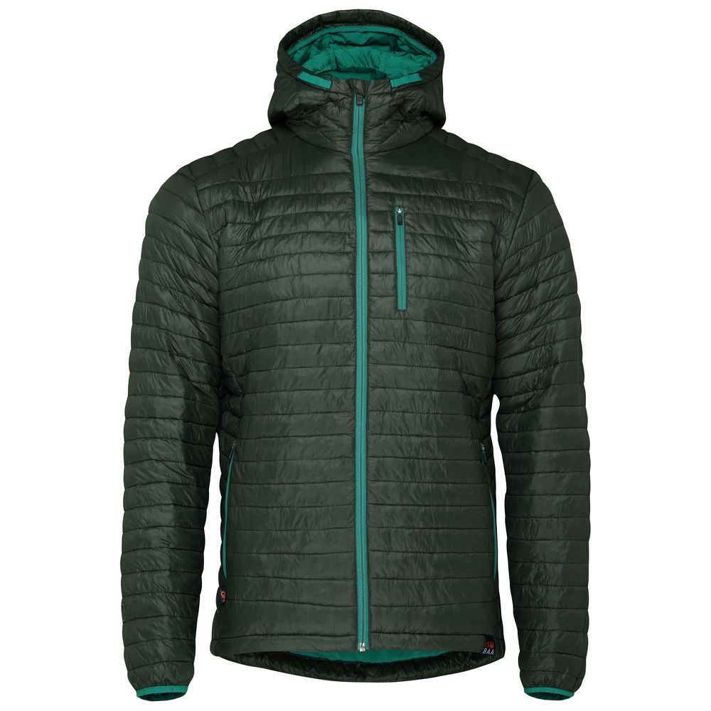 Isobaa | Mens Merino Wool Insulated Jacket (Forest/Green) | Innovative and sustainable design with our Merino jacket.