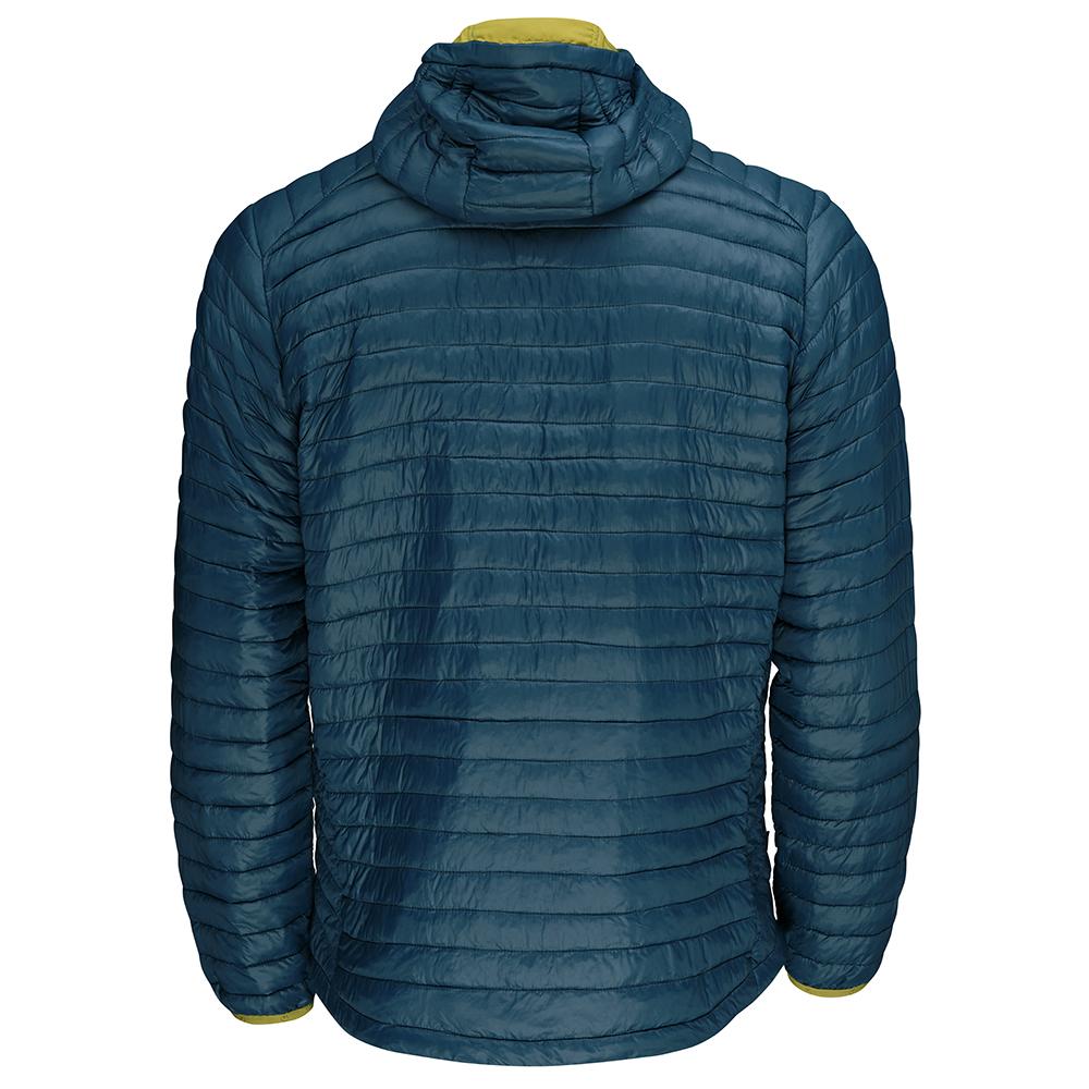 Isobaa Mens Merino Wool Insulated Jacket (Petrol/Lime)