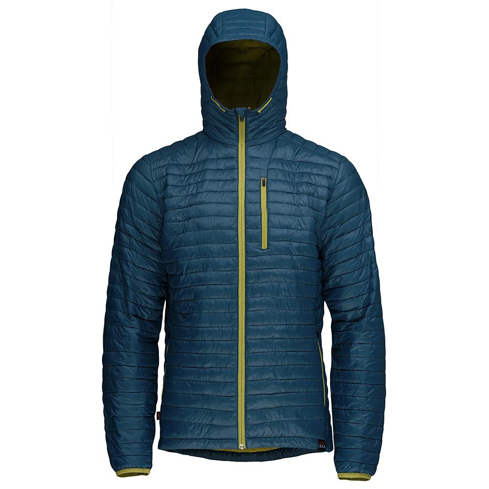 Isobaa Mens Merino Wool Insulated Jacket (Petrol/Lime)