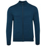 Mens Merino Zip Sweater (Petrol)