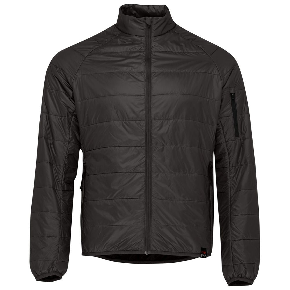 Mens Packable Insulated Jacket (Smoke/Black) | Isobaa