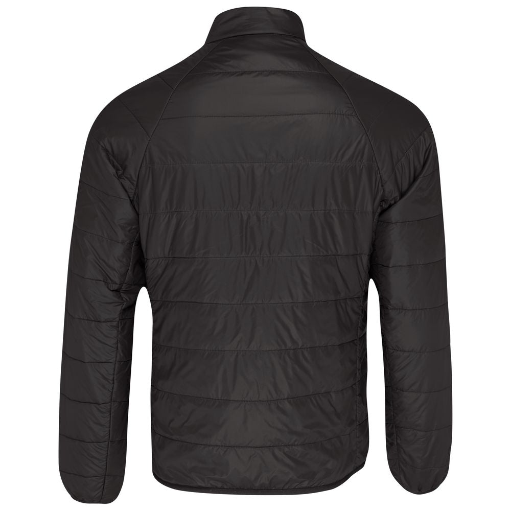 Isobaa | Mens Packable Insulated Jacket (Smoke/Black) | Exceptional warmth, packable convenience, and sustainable design with our lightweight Merino wool jacket.