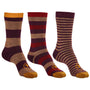 Merino Blend Everyday Socks (3 Pack - Wine/Red)
